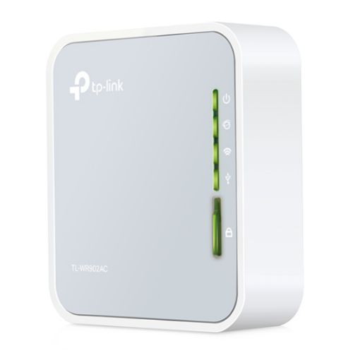 TP-LINK (TL-WR902AC) AC750 (433+300) Wireless Dual Band Travel Router, 3G/4G, USB - PC Gear UK