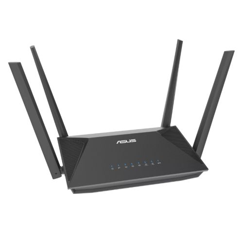 Asus (RT-AX52) AX1800 Dual Band Wi-Fi 6 Extendable Router, Instant Guard, Parental Control Scheduling, Built-in VPN, AiMesh - PC Gear UK