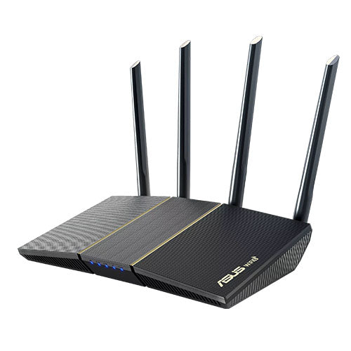 Asus (RT-AX57) AX3000 Dual Band Wi-Fi 6 Extendable Router, Free Network Security, Built-in VPN, Gaming & Streaming, AiMesh - PC Gear UK