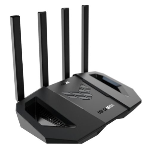Asus (TUF-BE3600) TUF Gaming BE3600 Dual Band Wi-Fi 7 Gaming Router, 2.5G WAN, 4x GB LAN, 4K-QAM Modulation, AiMesh - PC Gear UK