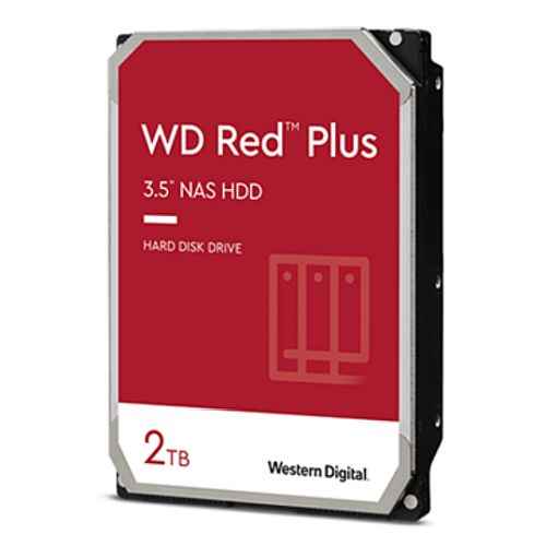 WD 3.5", 2TB, SATA3, Red Plus NAS Hard Drive, 5400RPM, 64MB Cache, OEM (Copy)