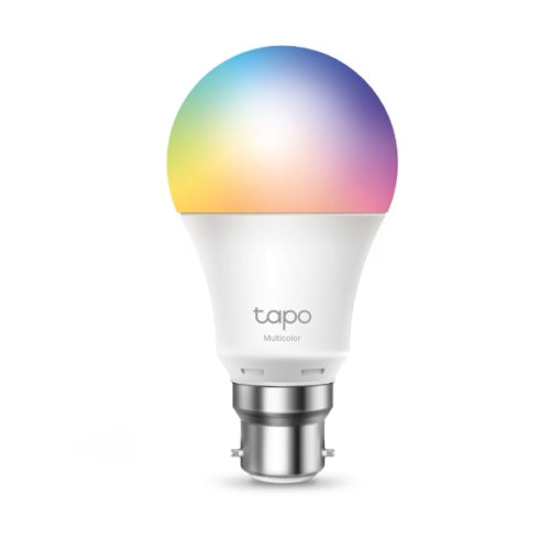 TP-LINK (TAPO L530B) Wi-Fi LED Smart Multicolour Light Bulb, Dimmable, App/Voice Control, Bayonet Fitting - PC Gear UK
