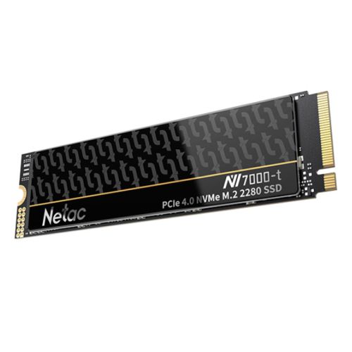 Netac 1TB NV7000-T M.2 NVMe Gen4 SSD, M.2 2280, PCIe4, 3D NAND, R/W 7300/6600 MB/s, Heatspreader - PC Gear UK