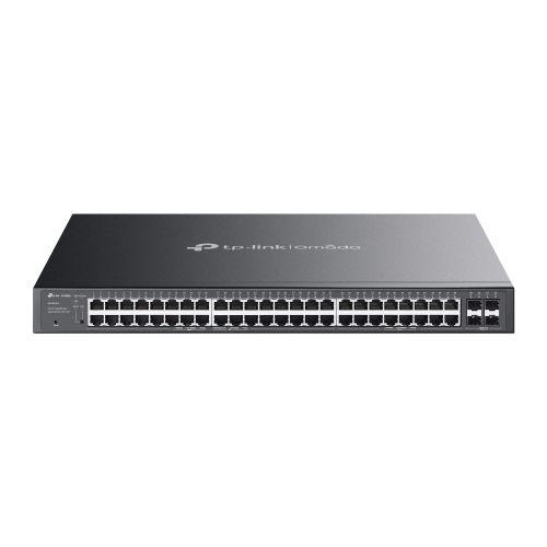 TP-LINK (SG2452LP) Omada 52-Port Gigabit Smart Switch w/ 32-Port PoE+, Centralized Management, Rackmountable - PC Gear UK