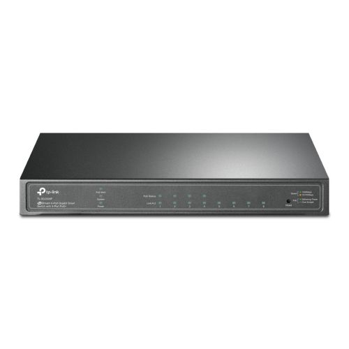 TP-LINK (SG2008P) JetStream 8-Port Gigabit Smart Switch with 4-Port PoE+, Centralized Management - PC Gear UK