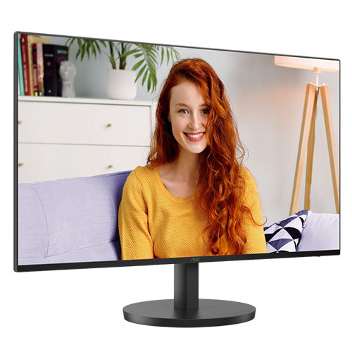 AOC 23.8" 3-Side Frameless Monitor (24B3HA2), IPS, 1920 x 1080, 1ms, VGA, HDMI, 100Hz, VESA - PC Gear UK