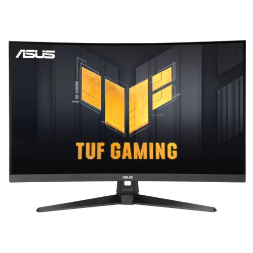 Asus TUF Gaming 27" QHD Curved Gaming Monitor (VG27WQ3B), 2560 x 1440, 0.5ms, 180Hz, ELMB, FreeSync, HDR, VESA - PC Gear UK