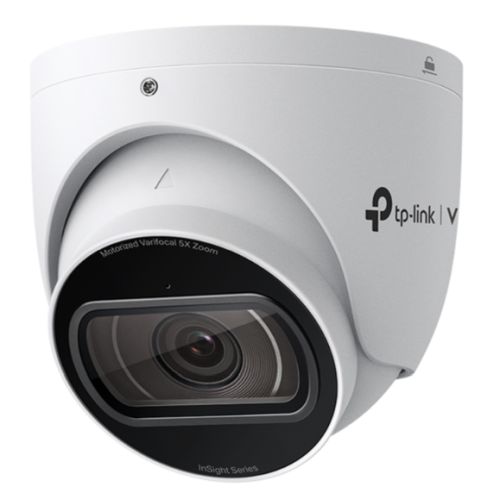 TP-LINK (InSight S445ZI) VIGI 4MP IR Motorized Varifocal Turret Network Camera, 5x Zoom, IP67, PoE, AI Detection/Classification, Two-Way Audio, H.265+ - PC Gear UK