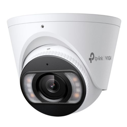 TP-LINK (InSight S455 2.8MM) VIGI 5MP Full-Colour Turret Network Camera w/ 2.8mm Lens, IP67, PoE, AI Detection/Classification, H.265+ - PC Gear UK