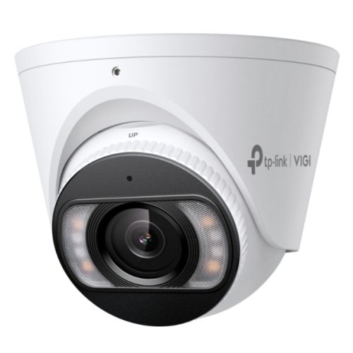 TP-LINK (InSight S485 4MM) VIGI 8MP Full-Colour Turret Network Camera w/ 4mm Lens, IP67, PoE, AI Detection/Classification, Two-Way Audio, H.265+ - PC Gear UK