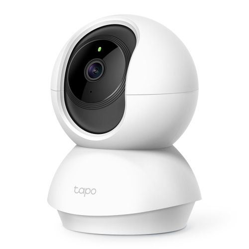 TP-LINK (TAPO C200) Pan/Tilt Home Security Wi-Fi Camera, 1080p, Night Vision, Motion Detection, Alarms, 2-way Audio, Voice Control, SD Card Slot - PC Gear UK