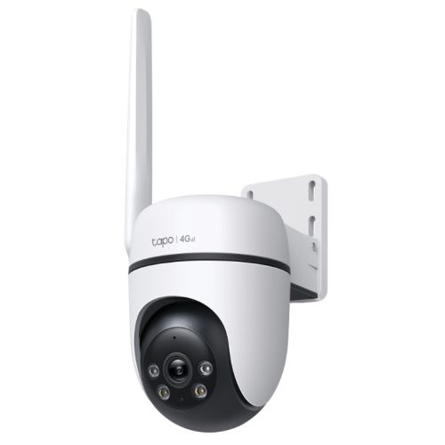 TP-LINK (TAPO C501GW) Outdoor Pan/Tilt 4G LTE 1080P Security Camera, Dual Mode 4G/PoE, 360°, Smart AI Detection, Sound & Light Alarm, 2-Way Audio - PC Gear UK