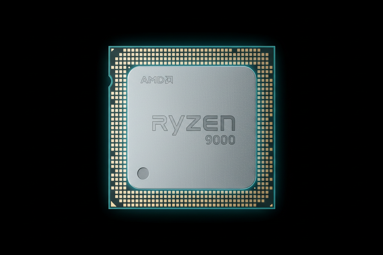 AMD Ryzen 9000 Series CPU - Macro Close-up
