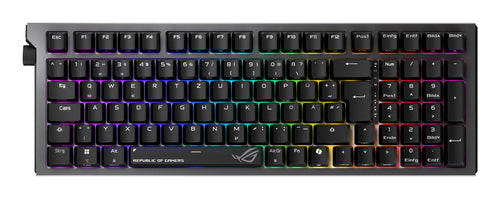 ASUS ROG Strix Morph 96 Wireless keyboard Gaming USB + RF Wireless + Bluetooth QWERTY Italian Black