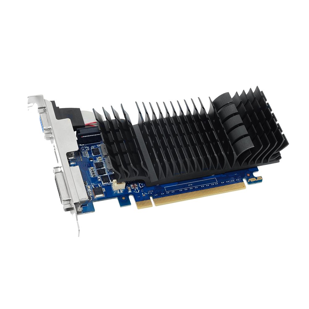ASUS GeForce GT 730 2GB GDDR5 | Silent Fanless Graphics Card | Low Profile
