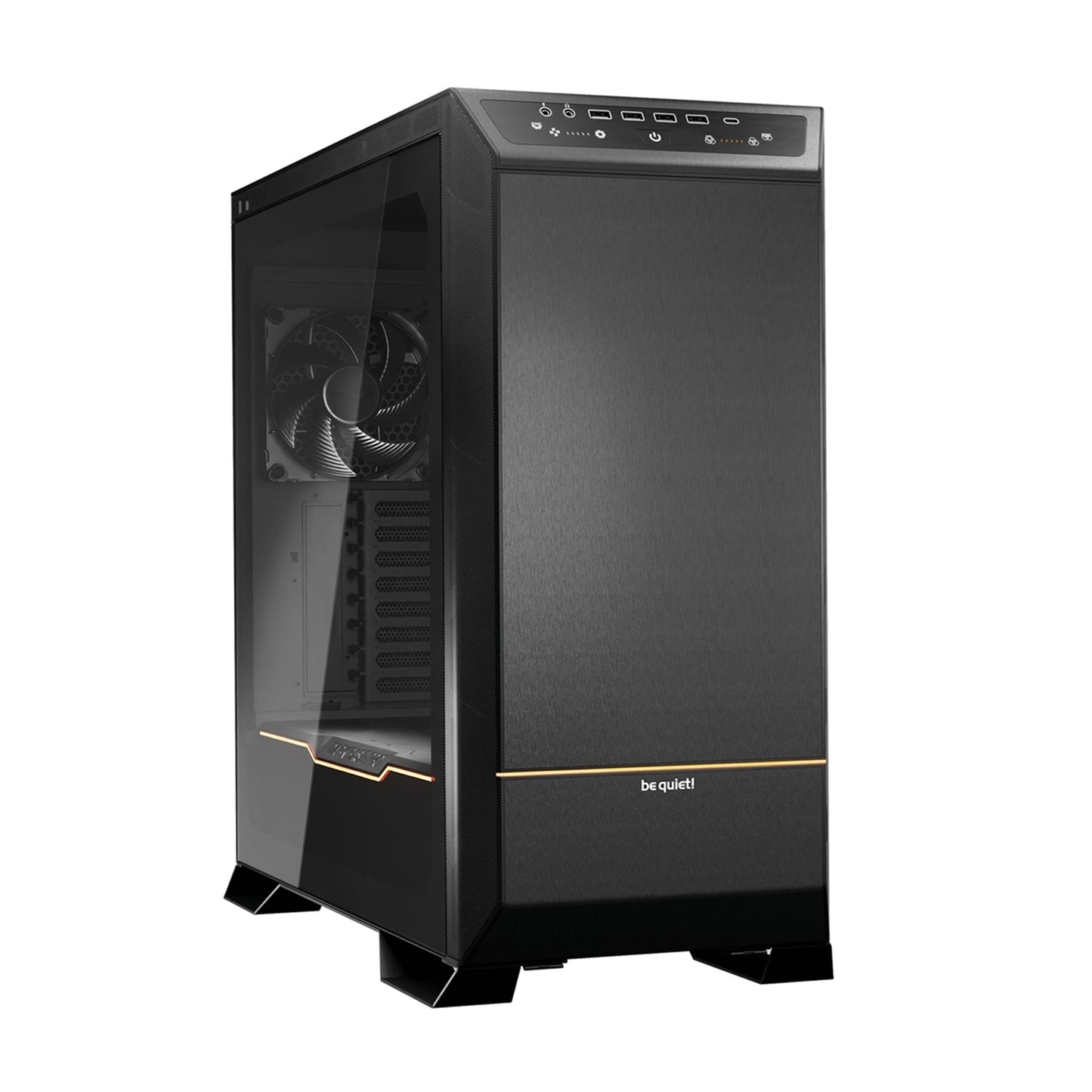 be quiet! Dark Base Pro 901 Full Tower Gaming PC Case, Black, 4x USB 3.2 Type A, Interchangeable Top Cover and Front Panel, Touch Sensitive I/O, 3x Silent WIngs 4 PWM Fans, ARGB Lighting - PC Gear UK