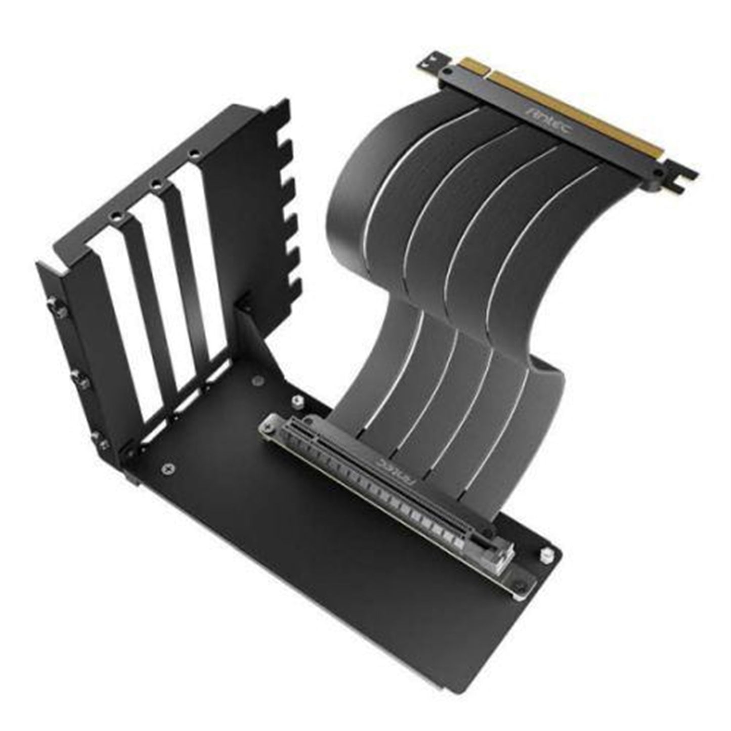 Antec 200mm PCIe 4.0 Riser Cable with Bracket Mount Black - PC Gear UK