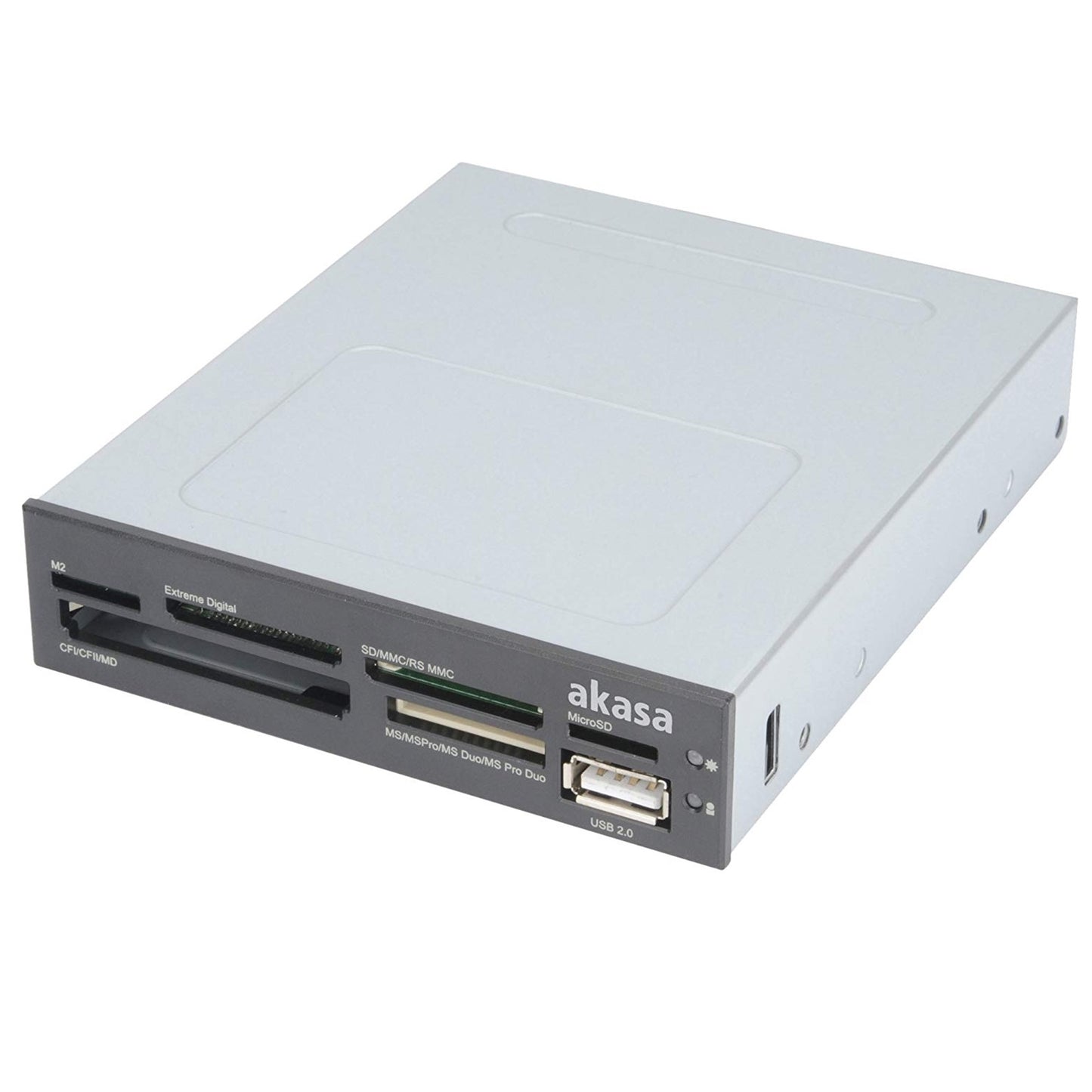 Akasa AK-ICR-07 Internal 6-Slot Multi Card Reader with USB port - PC Gear UK
