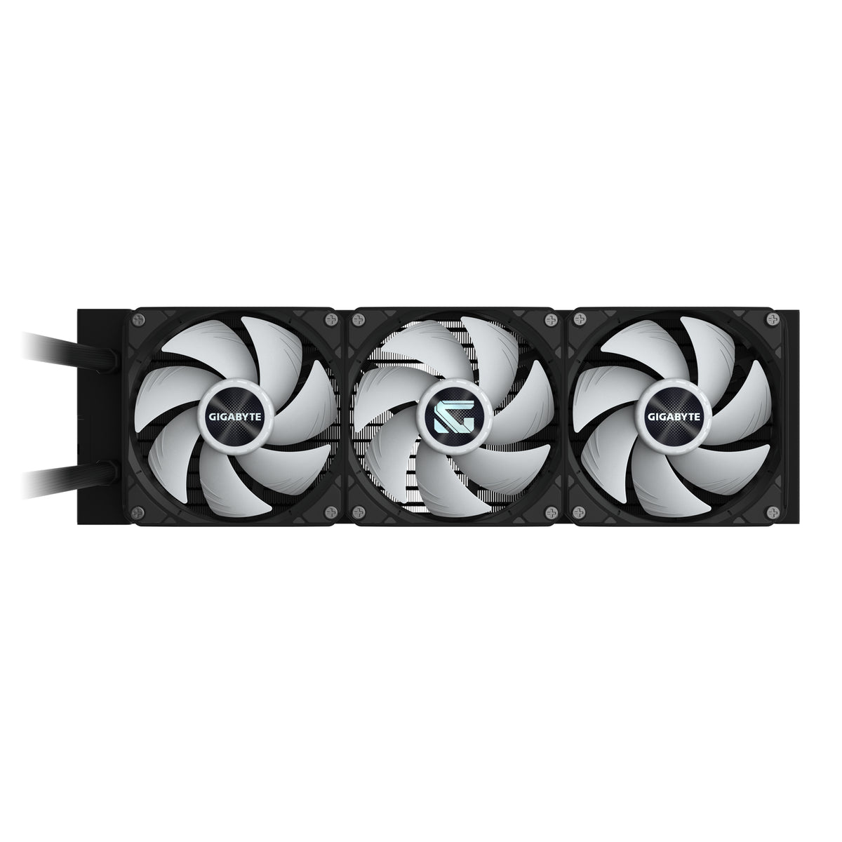 GIGABYTE GAMING 360 Liquid CPU Cooler- 3x120mm ARGB Fans, slide-in interlocking mechanism, DAISY-CHAIN, Intel LGA 1851 and AMD AM5 Compatible, All-in-one liquid cooler, 12 cm, Black