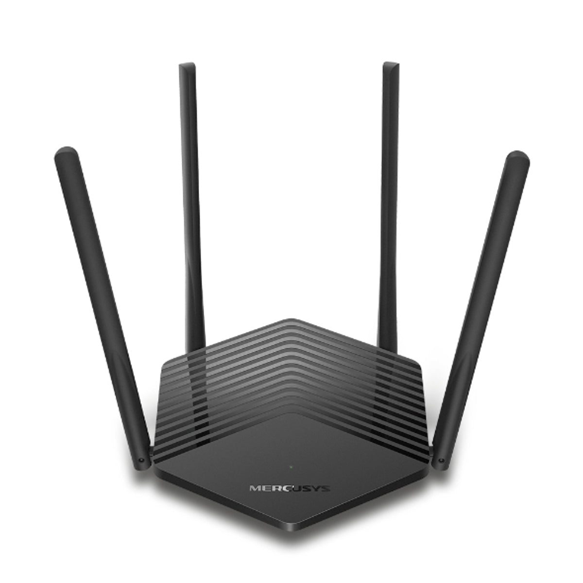 Mercusys AX1800 Dual-Band WiFi 6 Router, Wi-Fi 6 (802.11ax), Dual-band (2.4 GHz / 5 GHz), Ethernet LAN, Black, Tabletop router