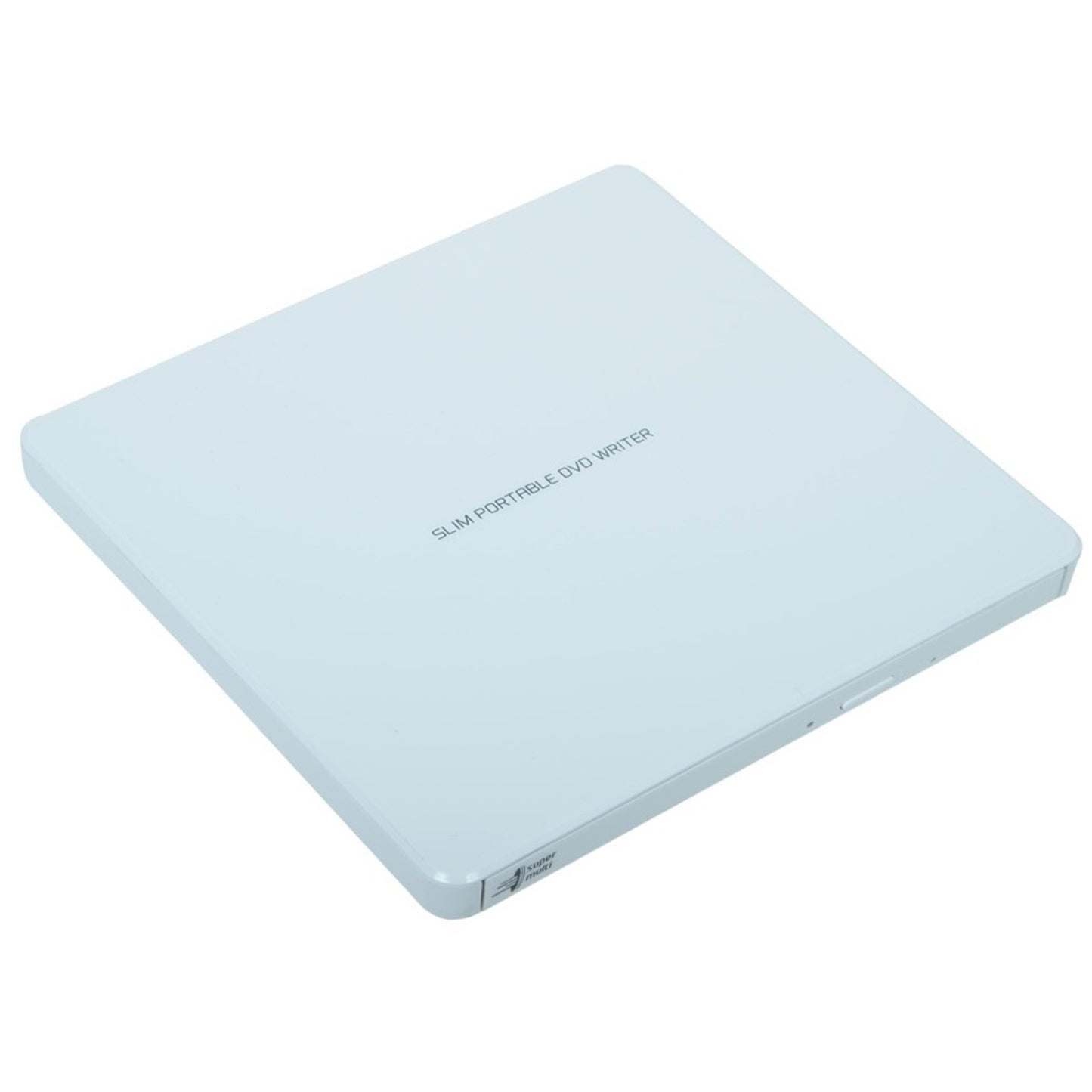 Hitachi-LG GP60NW60 8x DVD-RW USB 2.0 White Slim External Optical Drive - PC Gear UK