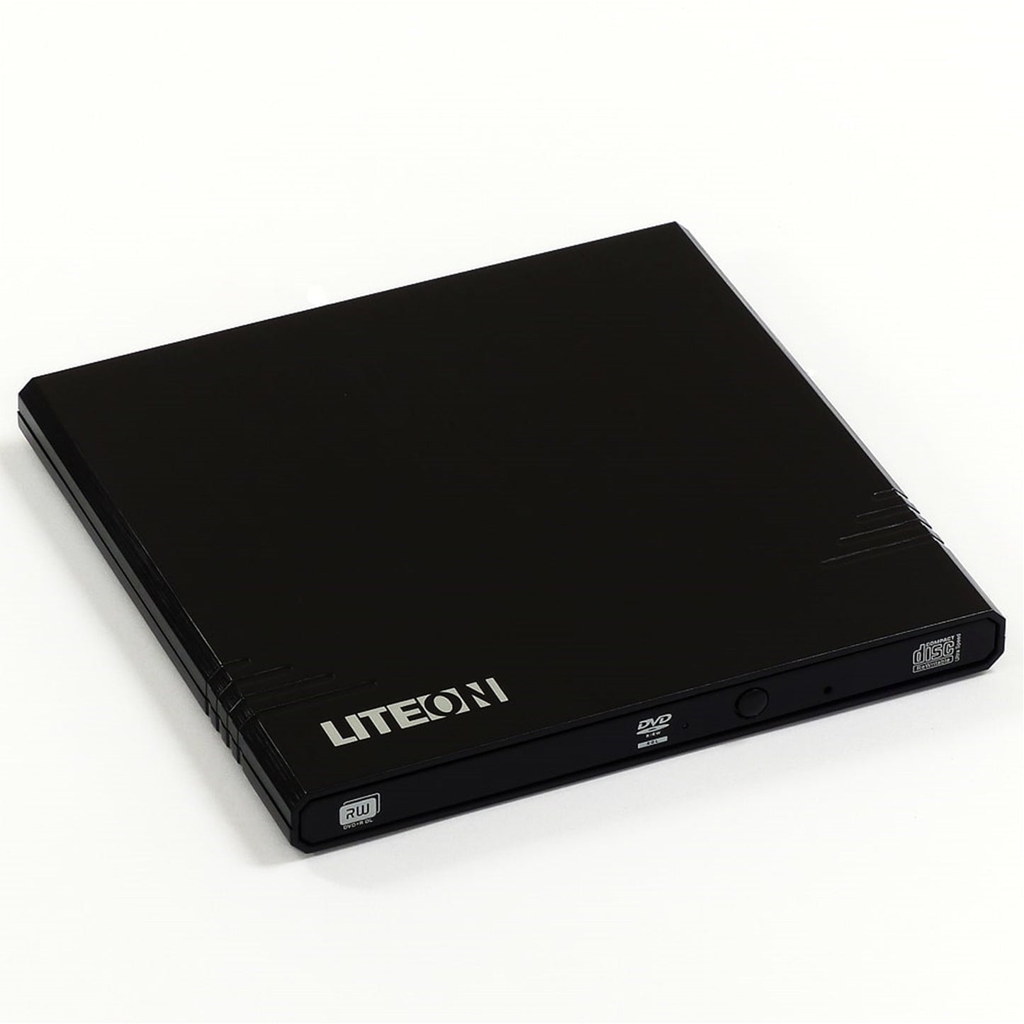 LiteOn eBAU108 Black Ultra Slender USB 2.0 External Optical Drive - PC Gear UK