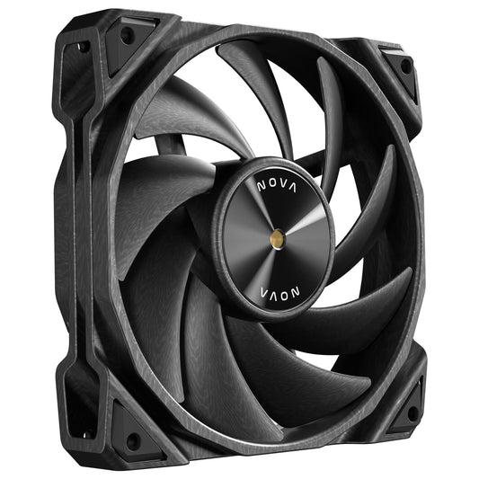 Antec NOVA 120 PWM Fan - High-Performance Cooling with Fluid Dynamic Bearing, Precise Three-Phase Speed Control, Industrial-Grade Metal Construction, and Dustproof Design - PC Gear UK