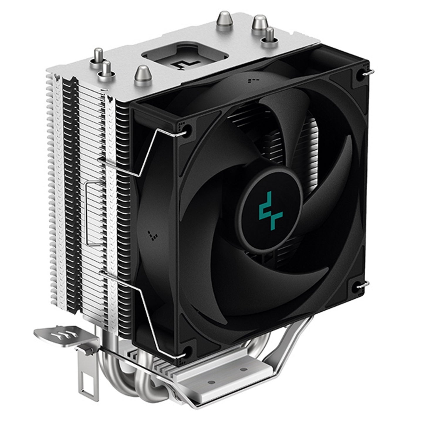 DeepCool AG300 Fan CPU Cooler, Universal Socket, Efficient 92mm PWM Cooling Black Fan, 3050RPM, 3 Heat Pipes, 150W Heat Dissipation Power, Unique Matrix Fin Design, Intel LGA 1700 Bracket Included - PC Gear UK