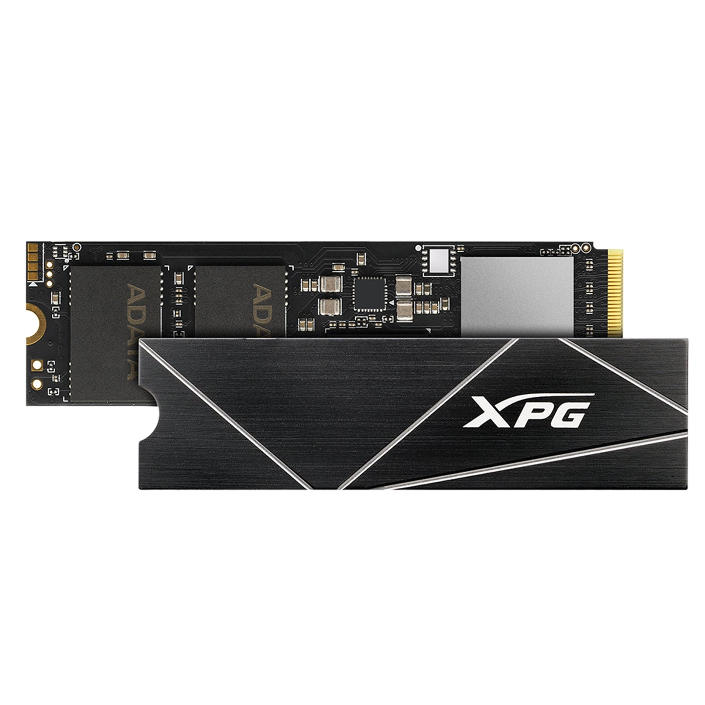 Adata XPG GAMMIX S70 Blade (AGAMMIXS70B-1T-CS) 1TB NVME SSD, M.2 Interface, PCIe Gen4, 2280, Read 7400MB/s, Write 5500MB/s, Heatsink, 5 Year Warranty - PC Gear UK