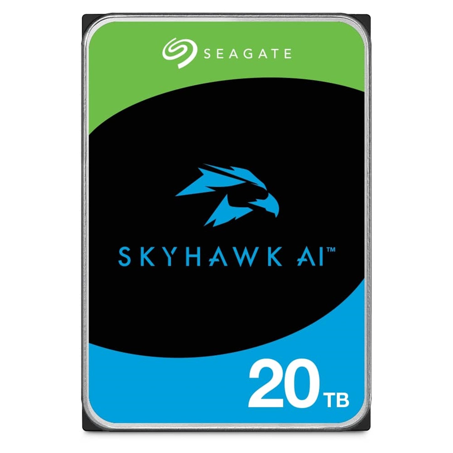 Seagate ST20000VE003 SkyHawk AI 20TB SATA Hard Drive 512MB Cache - PC Gear UK