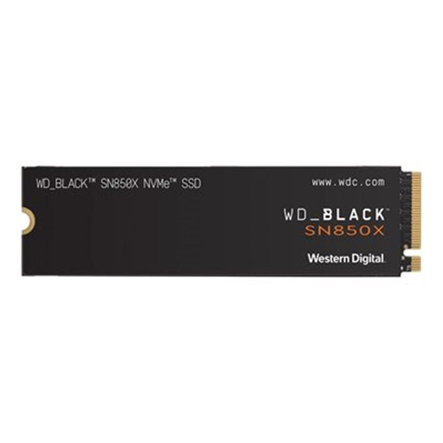 WD Black SN850X (WDS100T2X0E) 1TB NVMe SSD, M.2 Interface, PCIe Gen4, 2280, Read 73000MB/s, Write 6300MB/s, 5 Year Warranty - PC Gear UK