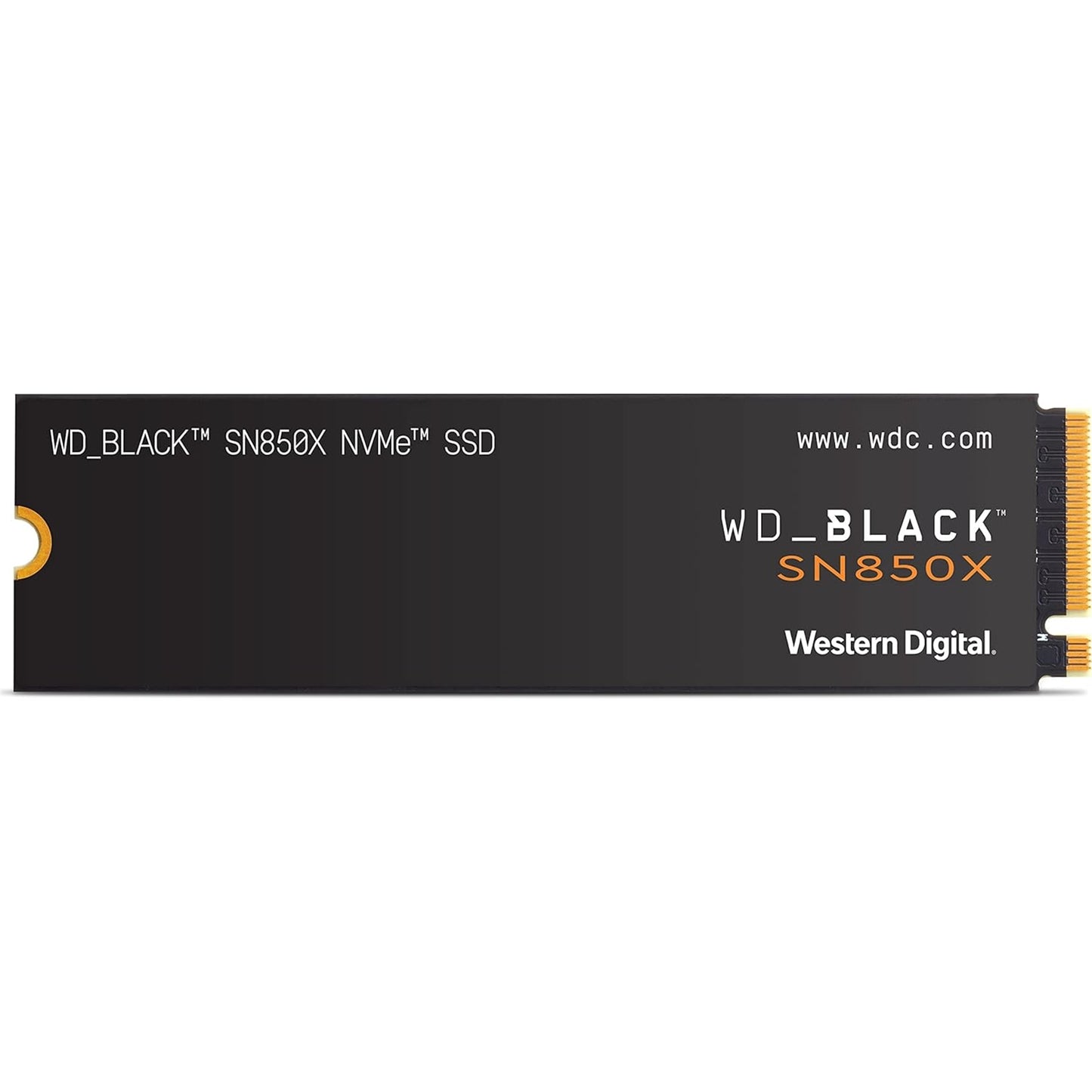 WD Black SN850X (WDS200T2X0E) 2TB NVMe SSD, M.2 Interface, PCIe Gen4, 2280, Read 73000MB/s, Write 6300MB/s, 5 Year Warranty - PC Gear UK