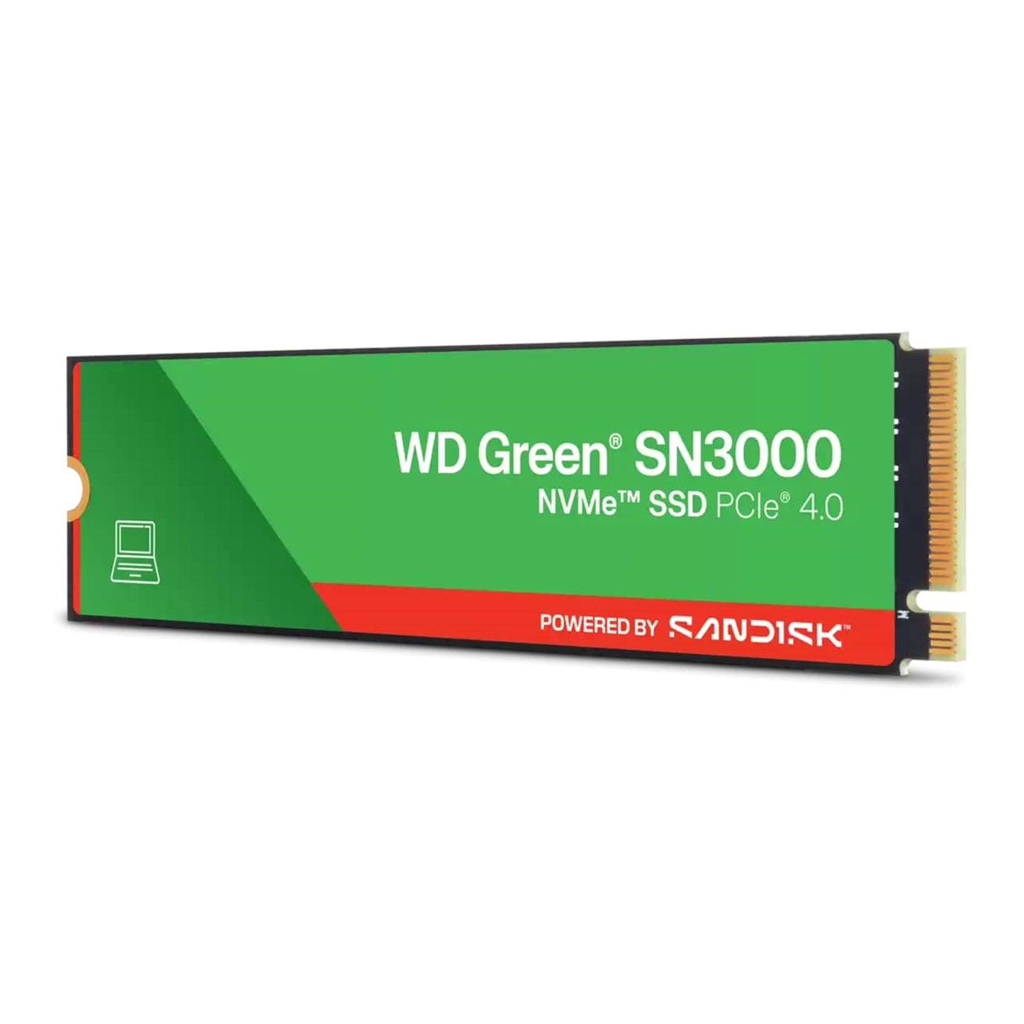 WD Green SN3000 (WDS200T4G0E-00CPS0) 2TB NVMe SSD, M.2 Interface, PCIe Gen4, 2280, Read 5000MB/s, Write 4200MB/s, 3 Year Limited Warranty