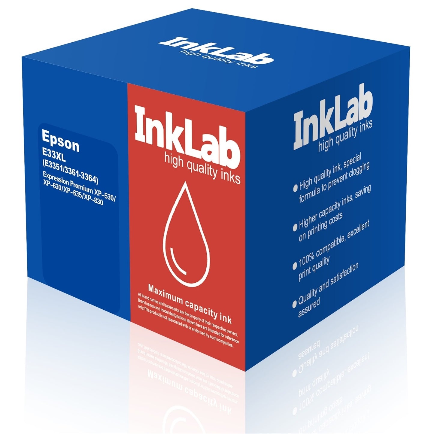 InkLab 33 XL Epson Compatible Multipack Replacment Ink - PC Gear UK
