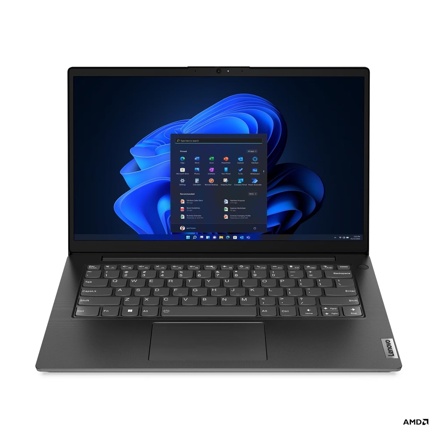 Lenovo V14 G4 83FG001AUK Laptop, 14 Inch Full HD 1080p Screen, AMD Ryzen 5 5500U, 8GB RAM, 512GB SSD, AMD Radeon Graphics, Windows 11 Home
