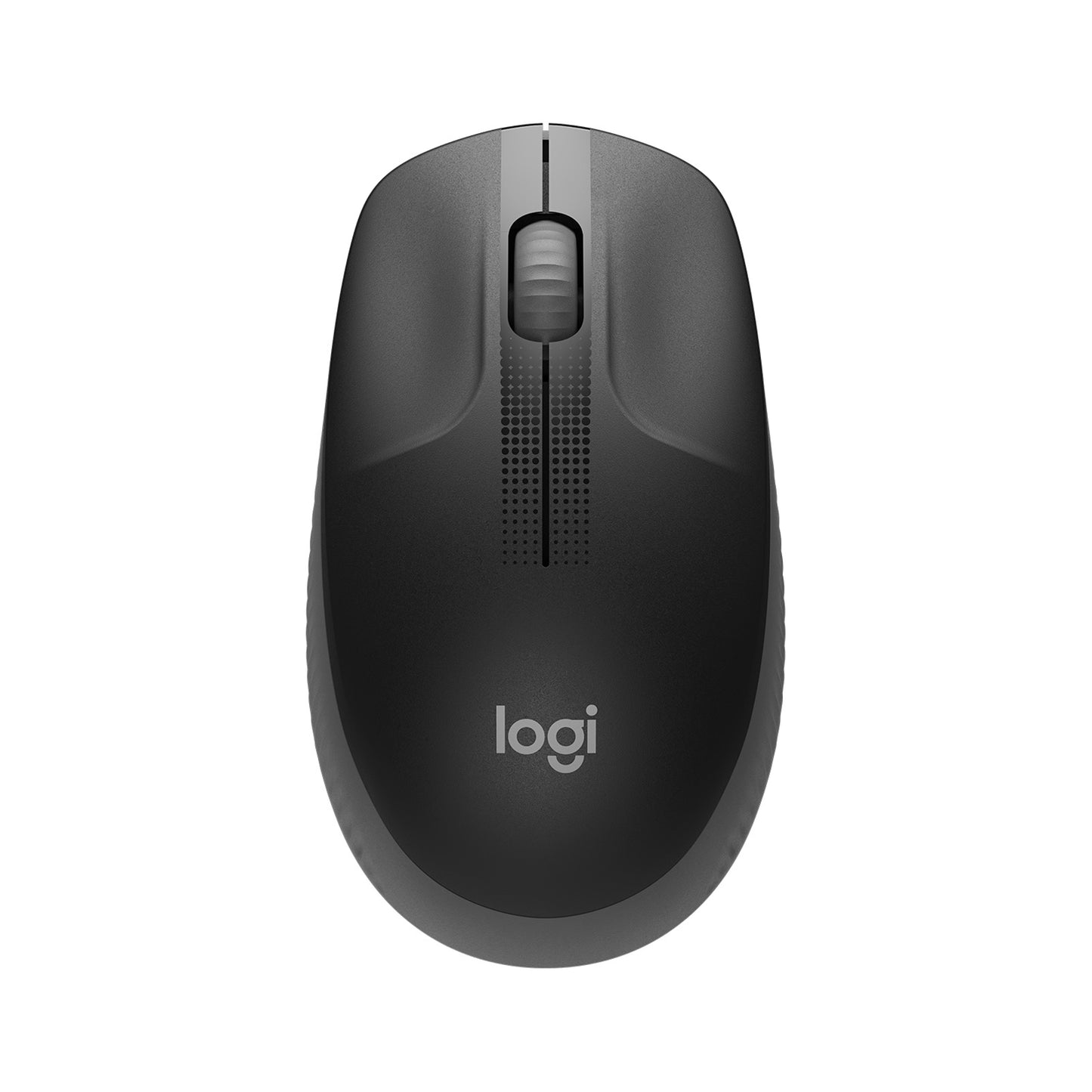 Logitech Wireless Mouse M190, Full Size Ambidextrous Curve Design, 18-Month Battery with Power Saving Mode, USB Receiver, Precise Cursor Control with Wide Scroll Wheel and Scooped Buttons, Black - PC Gear UK