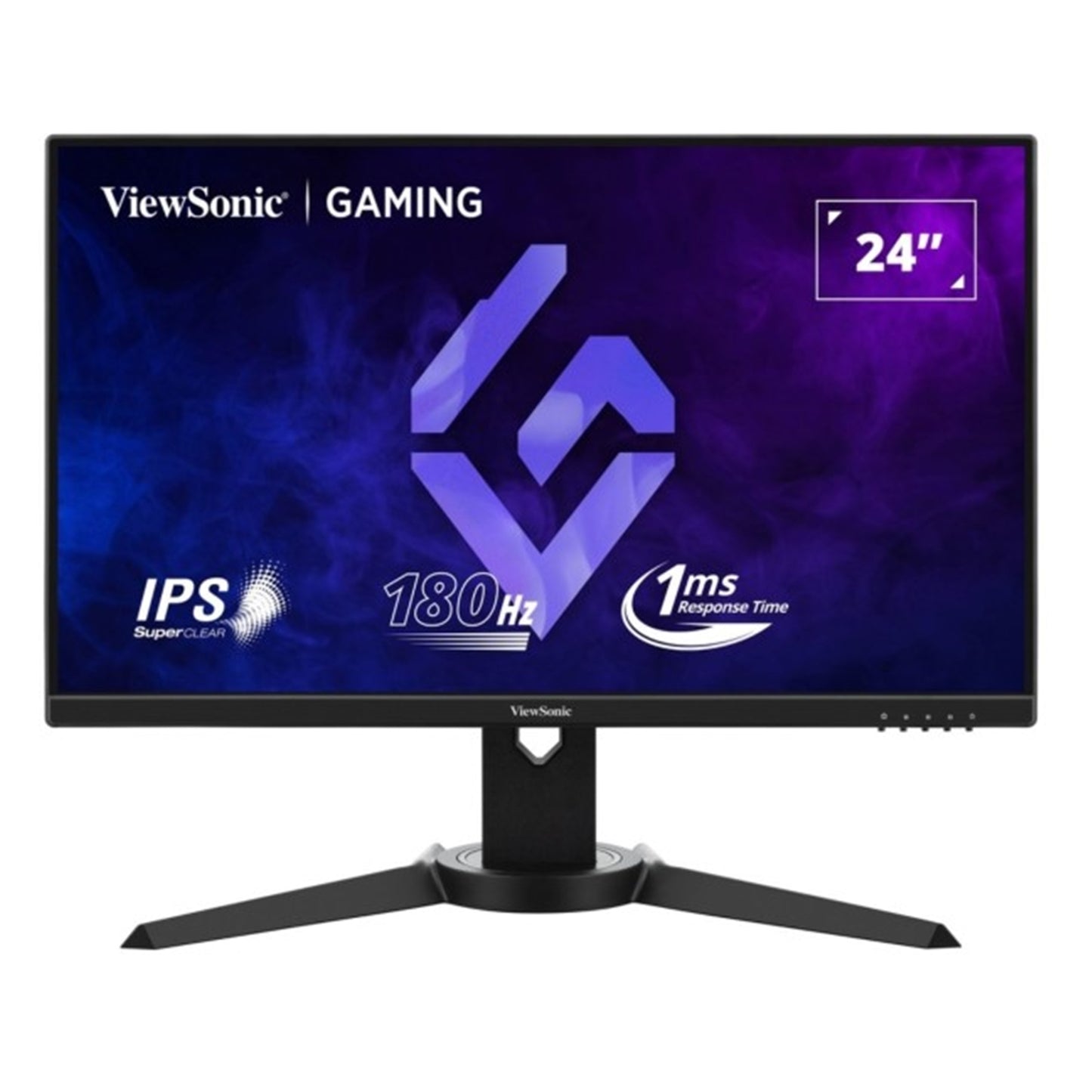 Viewsonic VX2479J-HD-PRO 24 Inch IPS Gaming Monitor, Full HD, 180Hz, 1ms, Freesync, HDMI, Display Port, Height Adjust, Pivot, Swivel, VESA - PC Gear UK