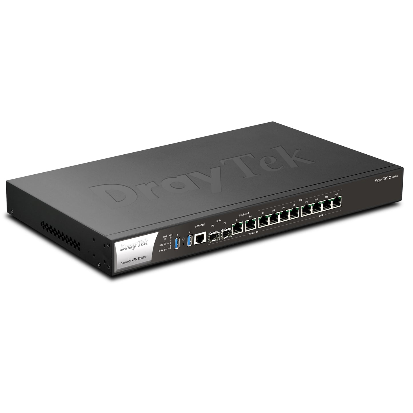 DrayTek V3912-K Vigor 3912 Wired 12.5Gb Enterprise Grade Multi-WAN Firewall Router - PC Gear UK