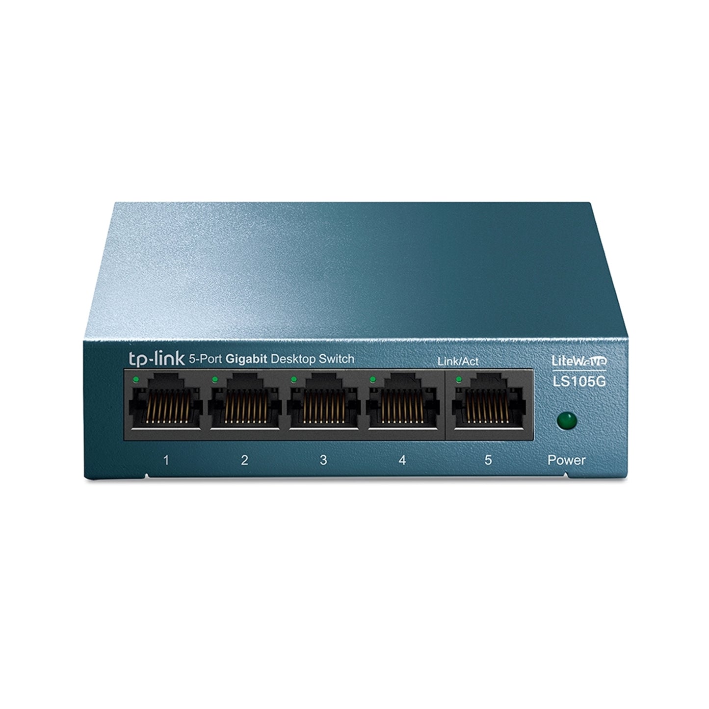 TP-Link LiteWave LS105G 5-Port 10/100/1000Mbps Metal Gigabit Desktop Network Switch - PC Gear UK