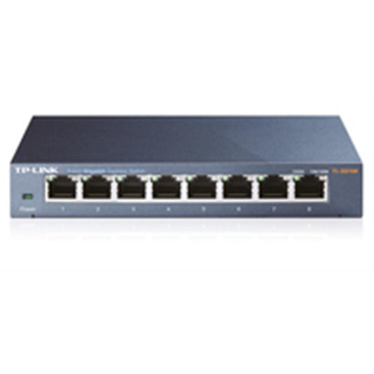 TP-Link TL-SG108 8-Port Metal 10/100/1000Mbps Gigabit Desktop Network Switch - PC Gear UK