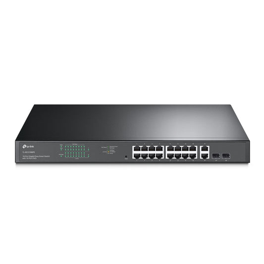 TP-Link TL-SG1218MPE 18-Port Metal Gigabit Easy Smart PoE Switch with 16-Port PoE+ (250W) - PC Gear UK