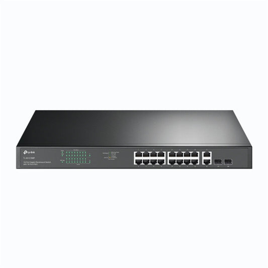 TP-Link TL-SG1218MP 18-Port Metal Gigabit Rackmount PoE Switch with 16 PoE+ (250W) - PC Gear UK