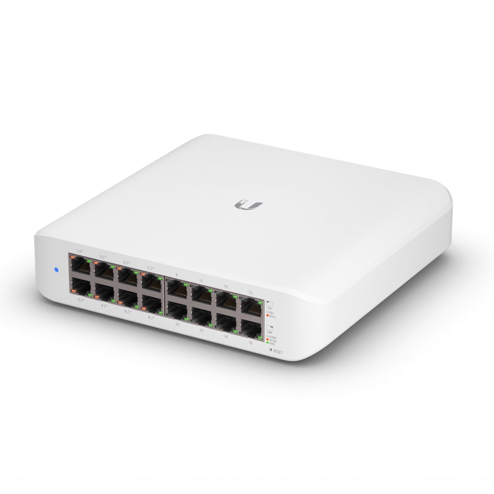 Ubiquiti USW-LITE-16-POE UniFi Switch Lite 16 Port Gigabit Managed Switch with 8 POE+ Ports - PC Gear UK