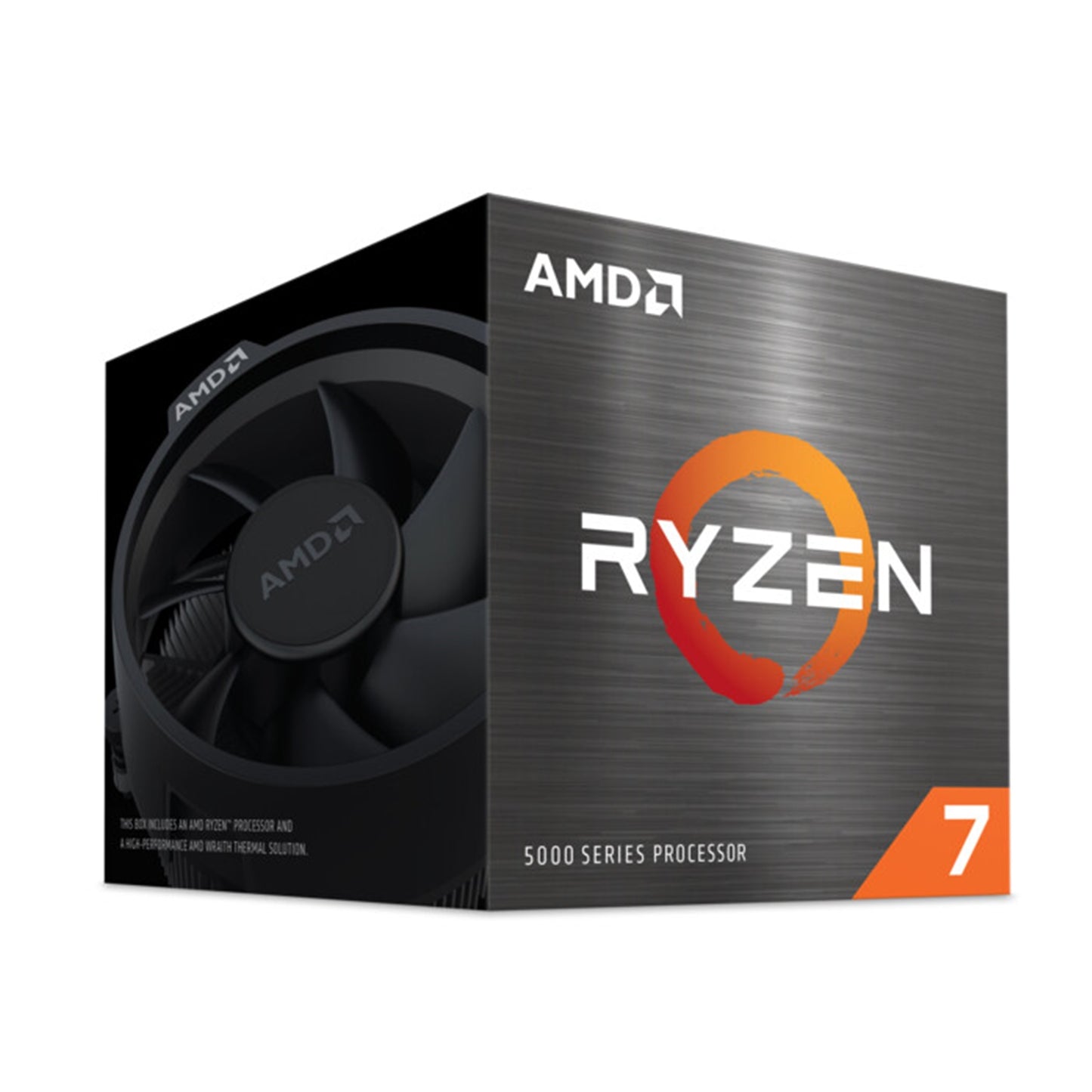 AMD Ryzen 7 5700 3.7GHz 8 Core AM4 Processor, 16 Threads, 3.7GHz 4.6GHz Boost, 20MB Cache, 65W, with Wraith Spire Cooler, No Graphics - PC Gear UK