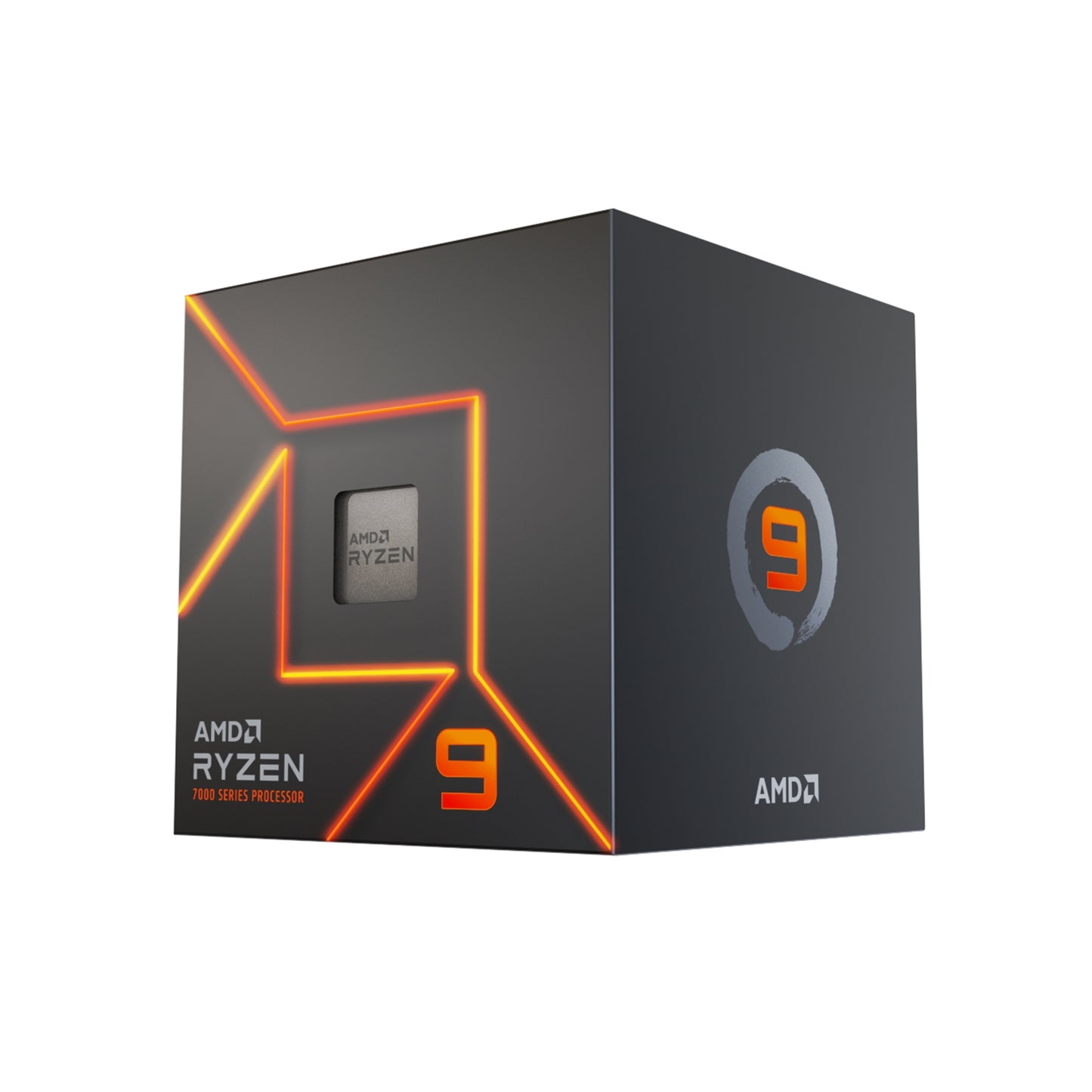 AMD Ryzen 9 7900 with Radeon Graphics, 12 Core Processor, 24 Threads, 3.7GHz up to 5.4GHz Boost, 76MB Cache, 65W, Wraith Prism LED Cooler, Radeon Graphics - PC Gear UK