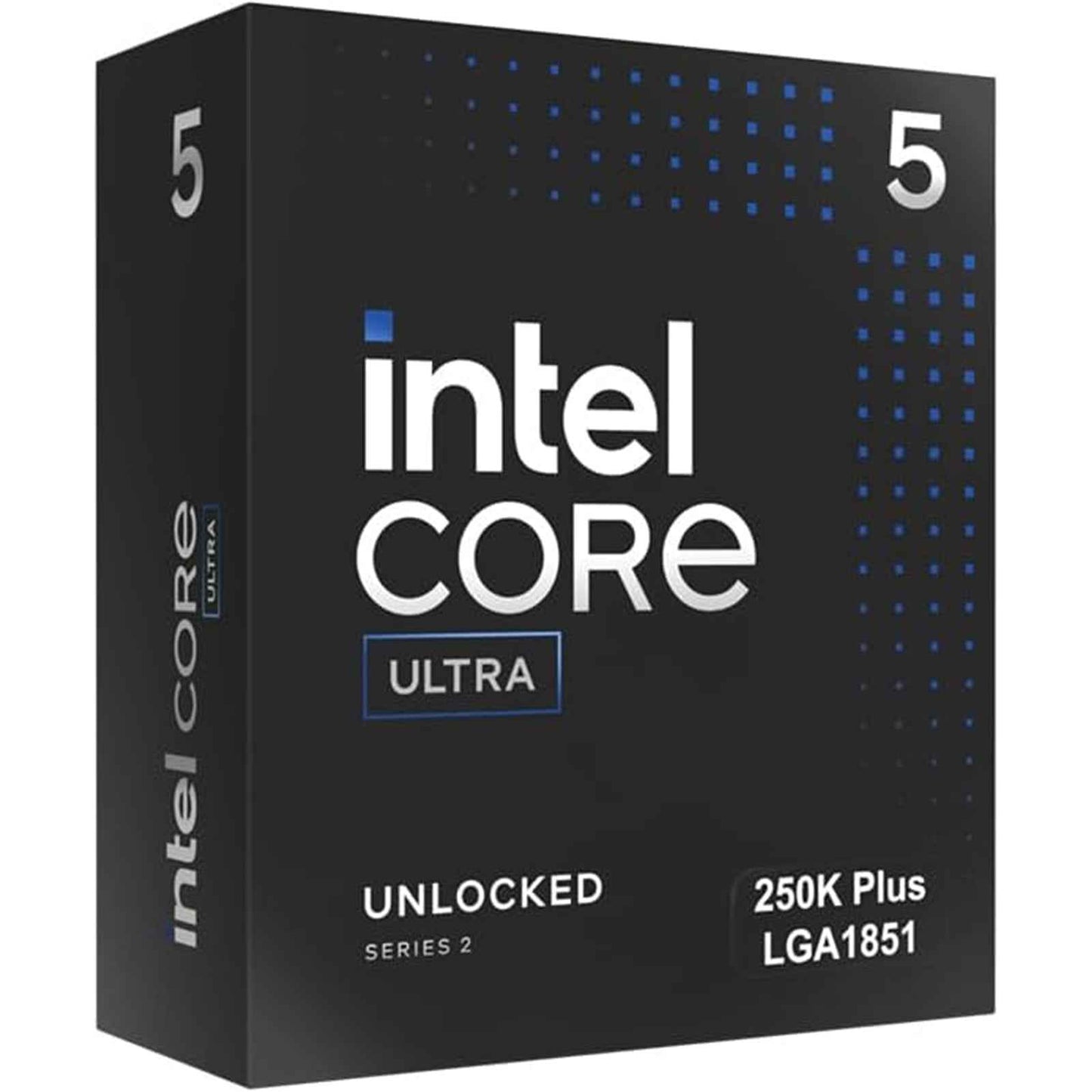 Intel Core Ultra 5 processor 250K Plus, 18 Cores, 18 Threads, 3.3GHz up to 5.3GHz, LGA 1851 Socket ,30MB Cache, 125W, Maximum Turbo Power 159W, Intel Graphics, No Cooler
