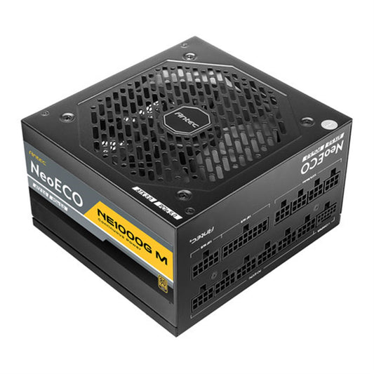 Antec NE1000G M, PCIe 5.0 Ready, Fully Modular, 80PLUS Gold, Single Rail, 83A, 120mm FDB Fan, ATX3.0 PSU - PC Gear UK