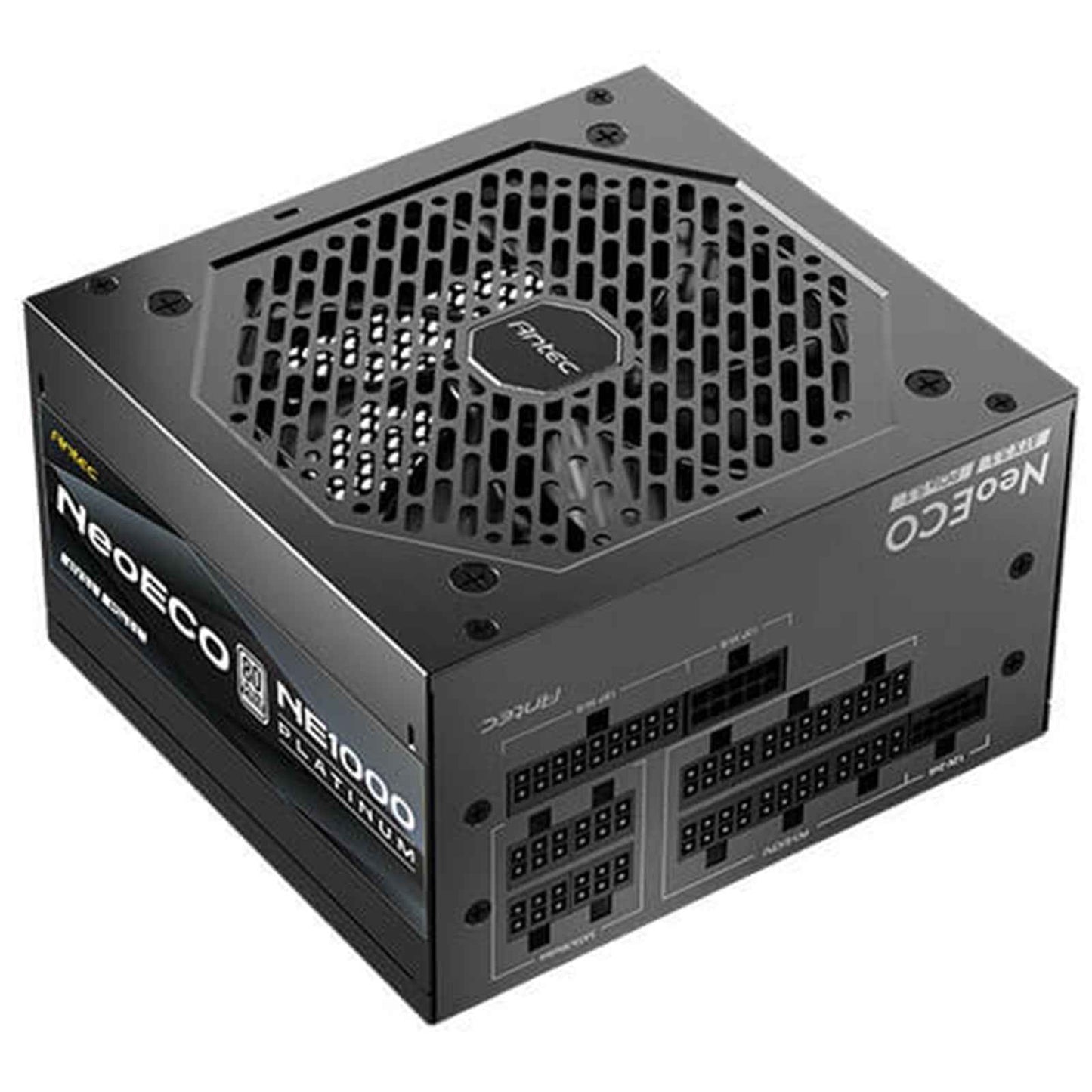 Antec NE1000 Platinum NeoEco 1000W Fully -Modular ATX 3.1 Power Supply, PCIe 5.1 Ready with 12V 2x6 Connector, 80 Plus Platinum Certified, 120mm FDB Silent Fan, 10-Year Warranty