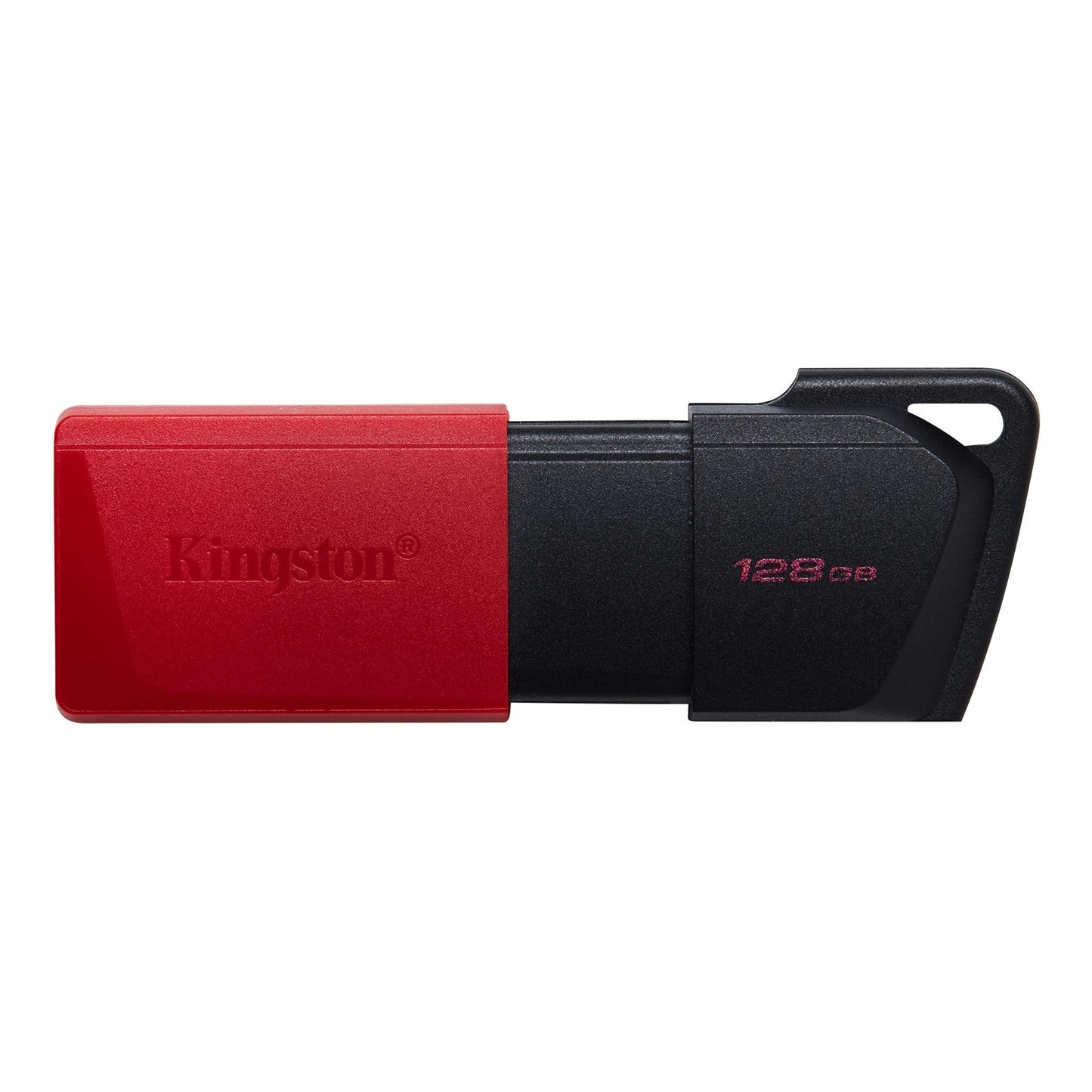 Kingston DataTraveler ExodiaM DTXM/128GB USB Flash Drive, 128GB, USB 3.2, Red / Black, Moving Cap Design - PC Gear UK