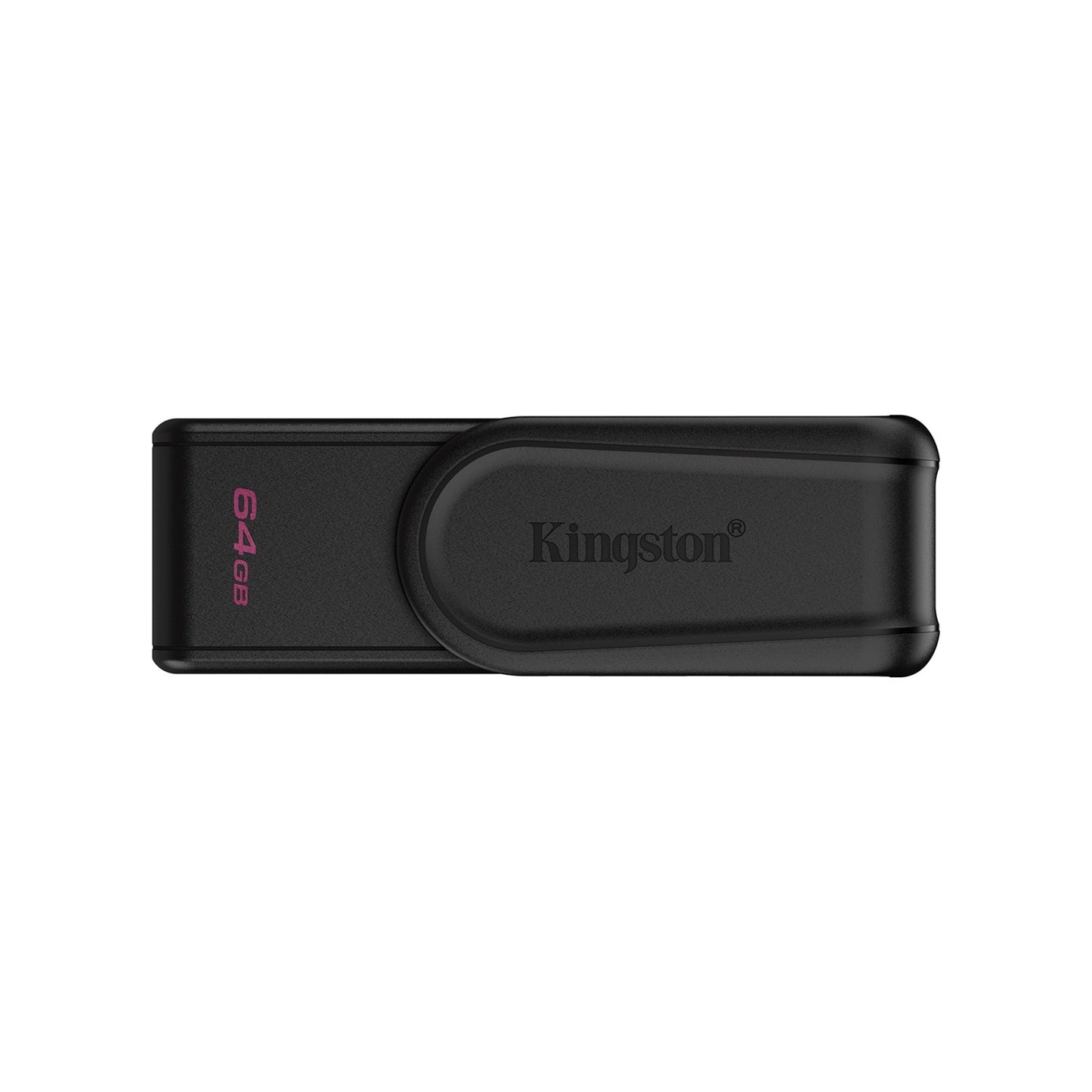 Kingston DataTraveler Exodia S DTXS/64GB USB Flash Drive, 64GB, USB 3.2, Black, Swivel Cap Design - PC Gear UK